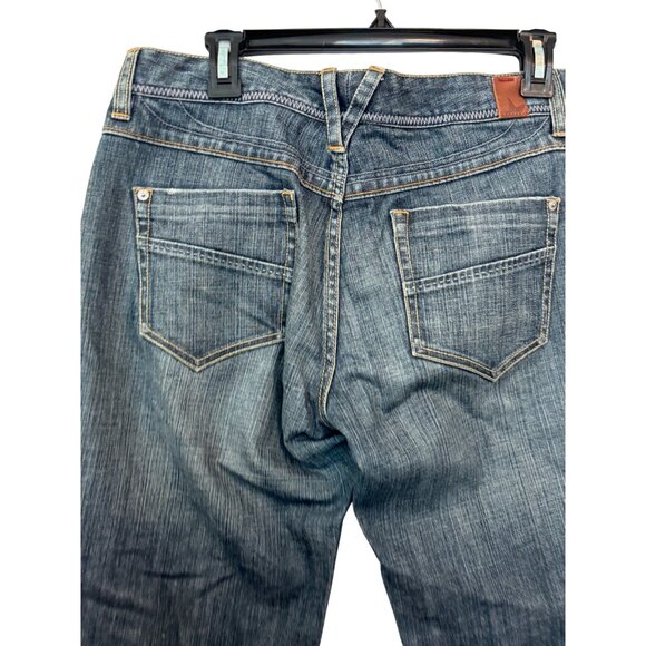 Indigo Palms Denim Bermuda Shorts Women’s 8R 29 Waist Blue Mid-Rise Casual Stret - Picture 3 of 5